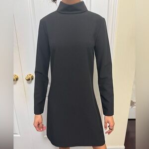 Business Professional Long Sleeve Dress - Black (XS)